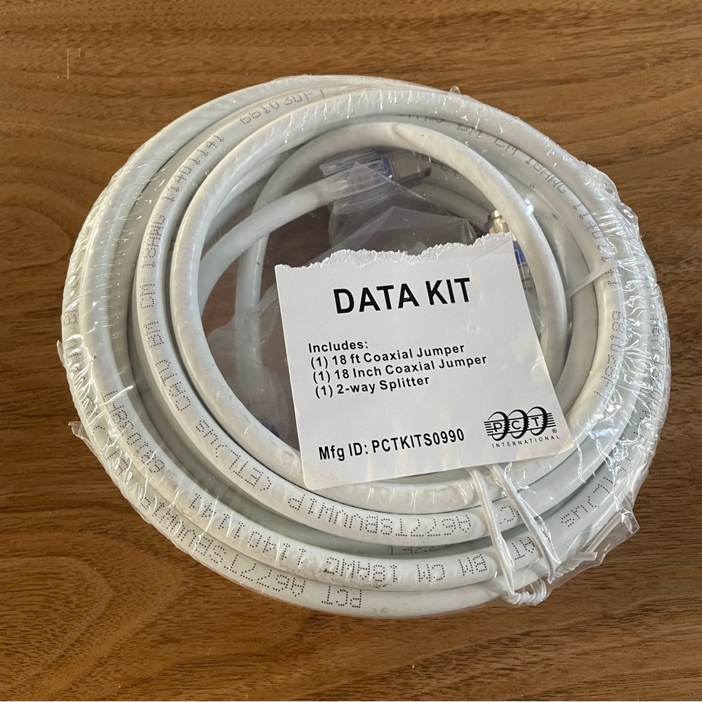 NIP coaxial cable data kit